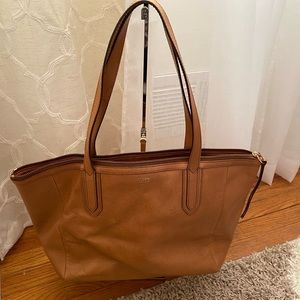 Fossil Genuine Leather Tote